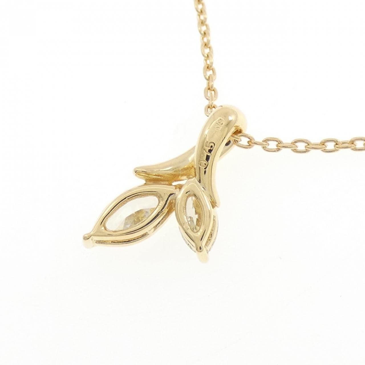 K18YG ダイヤモンド ネックレス 0.75CT