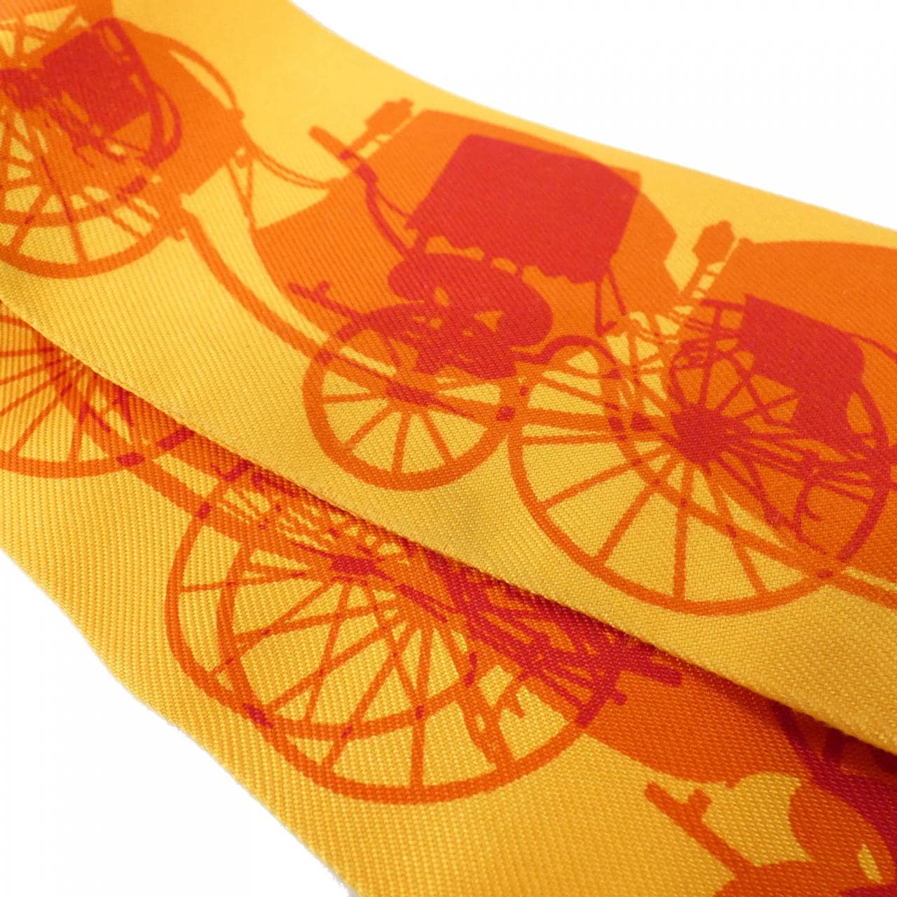 エルメス RAYONS X CARRIAGE ツイリー スカーフ