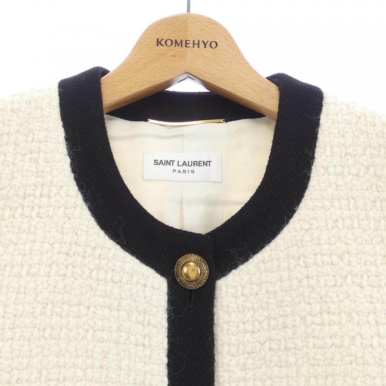 サンローラン SAINT LAURENT 668542 ノーカラージャケット