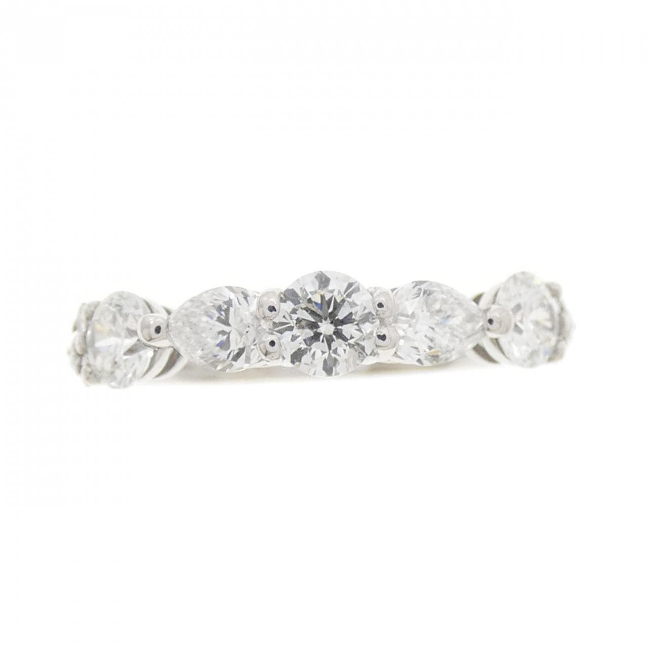 純PT ダイヤモンド リング 0.980CT