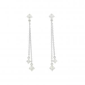 PT900 ダイヤモンド ピアス 0.50CT