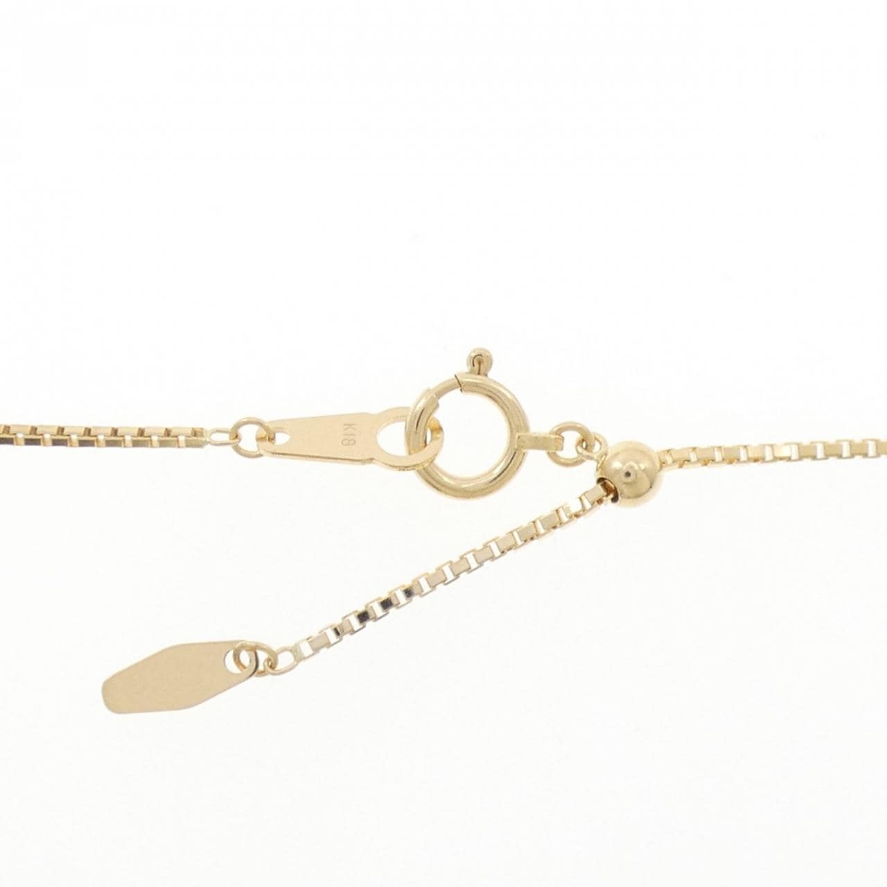 K18YG パヴェ ダイヤモンド ネックレス 1.65CT