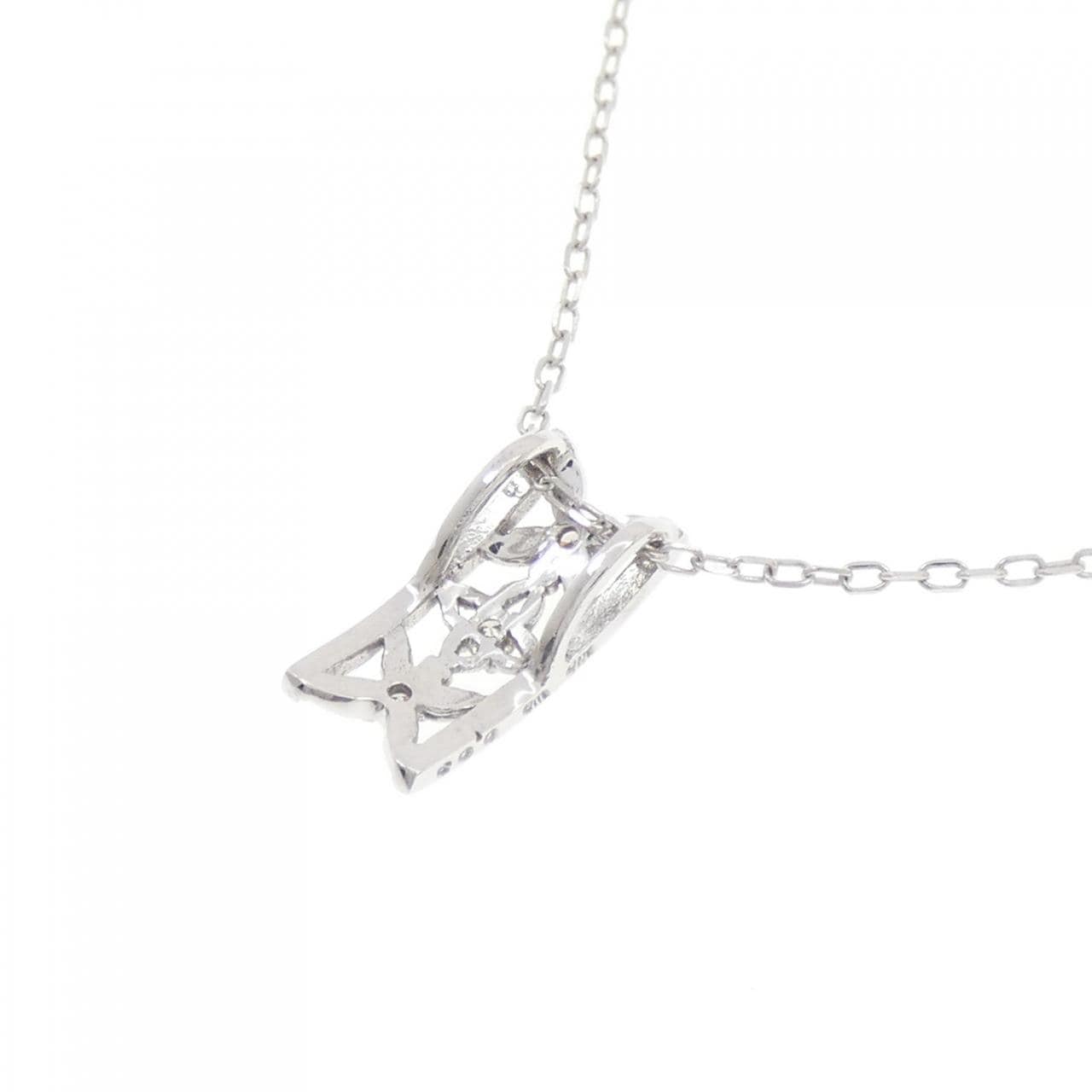 K10WG ダイヤモンド ネックレス 0.03CT