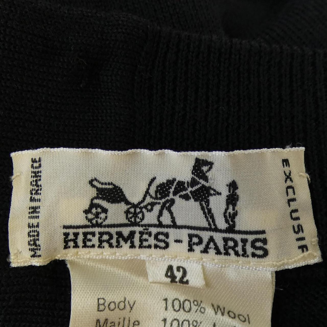 【ヴィンテージ】エルメス HERMES FLVCTVAT NEC MERGITVR ツイルレーヌ. トップス