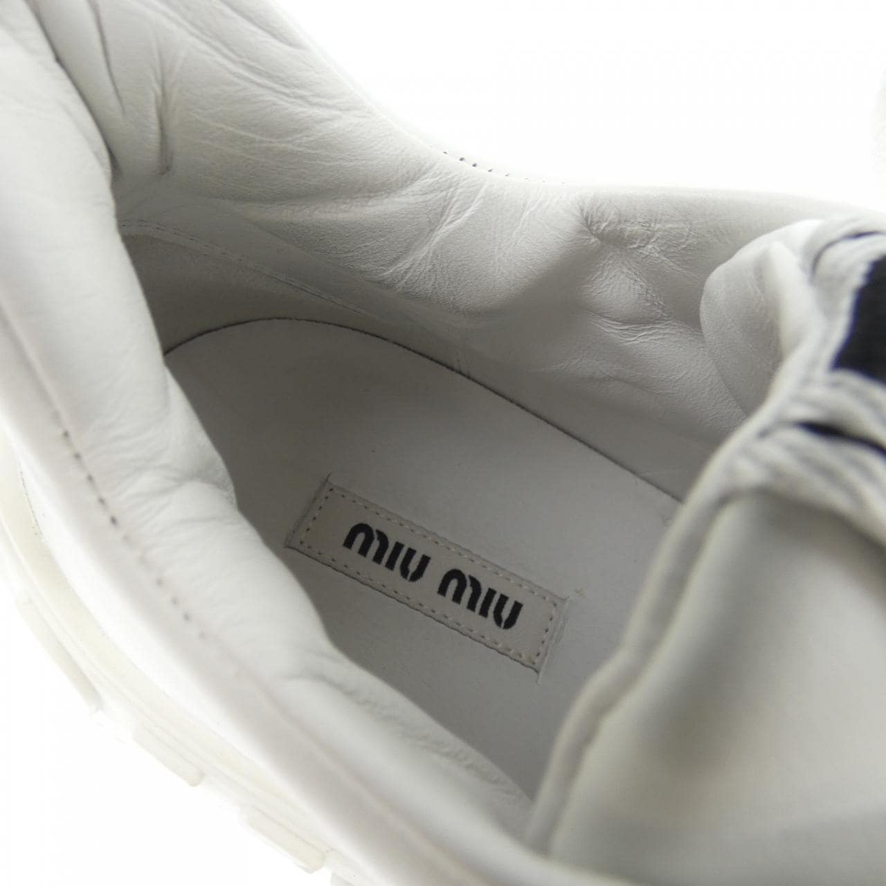 ミュウミュウ MIU MIU HIGH SOLE LOGO 5E758 スニーカー