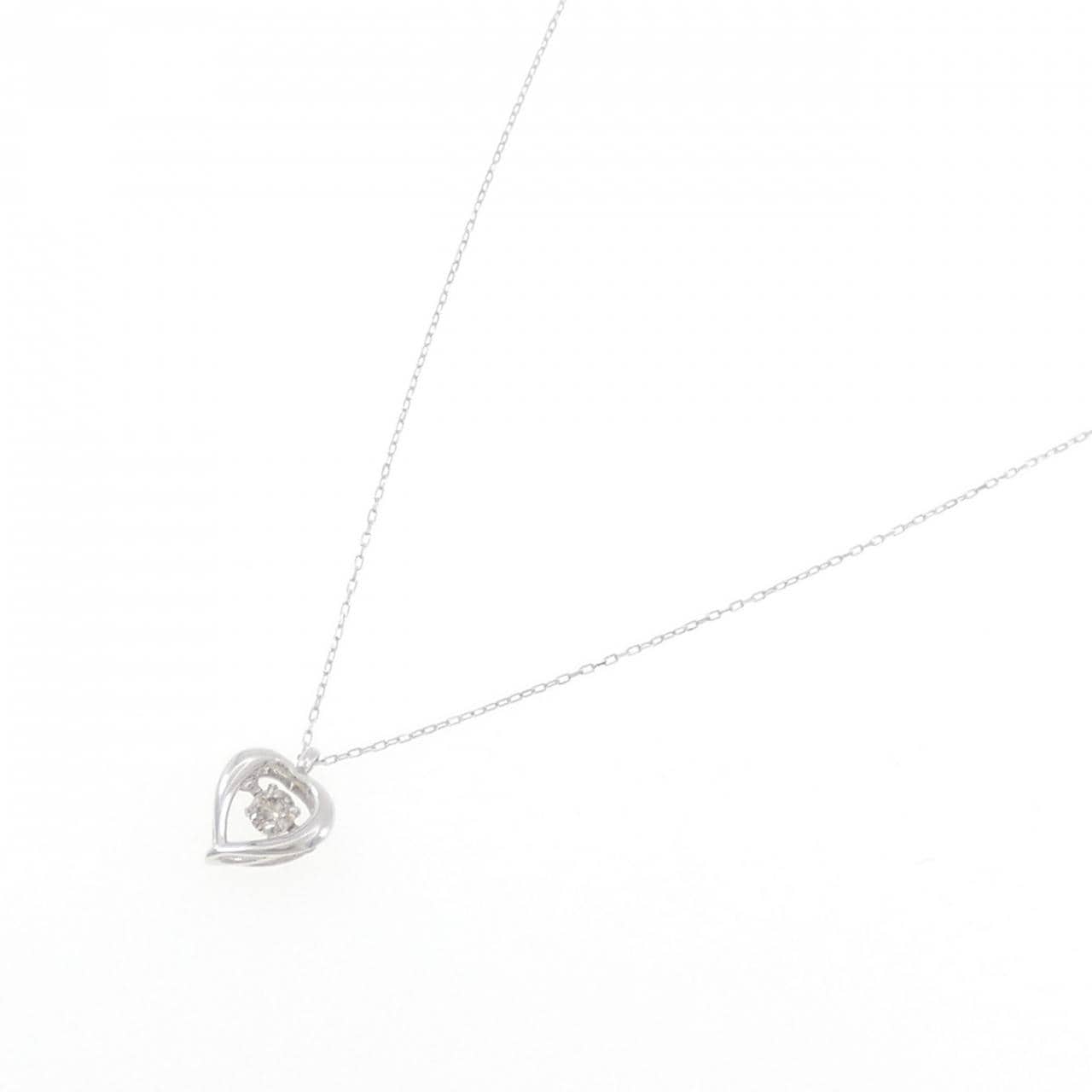 K10WG ダイヤモンド ネックレス 0.08CT