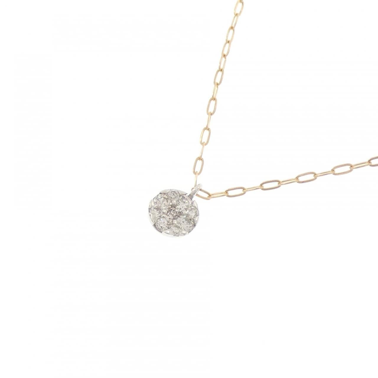 アガット ダイヤモンド ネックレス 0.08CT