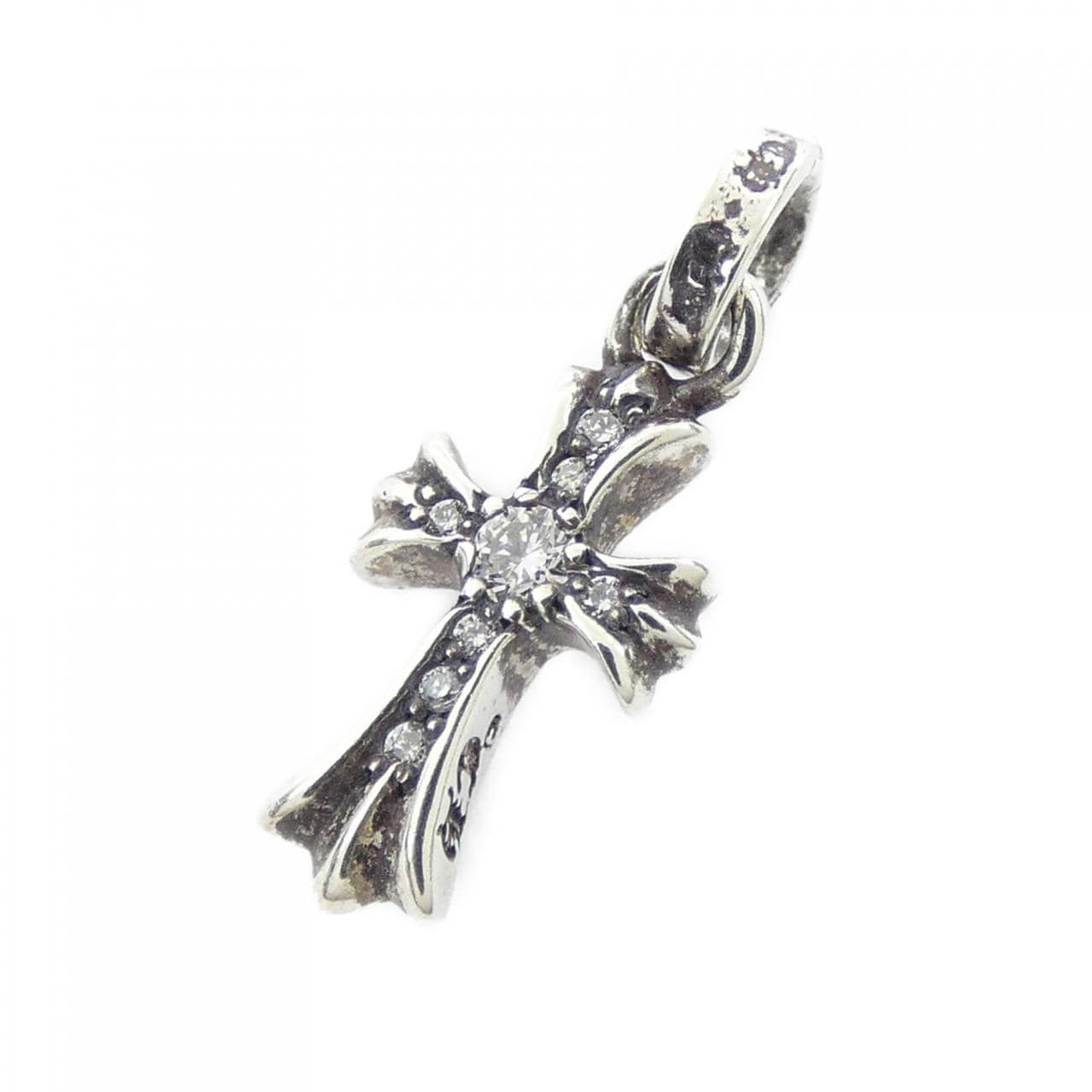 クロムハーツ CHROME HEARTS CH CROSS BABY FAT PAVE DMND ベイビーファット 202033722SLVXXX036 ペンダント