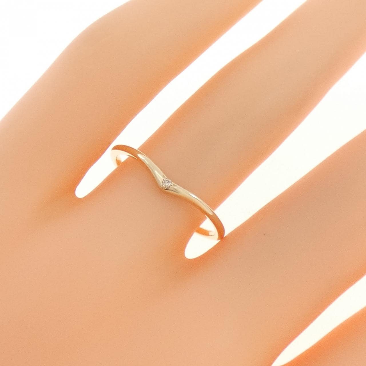 アガット ダイヤモンド リング 0.006CT