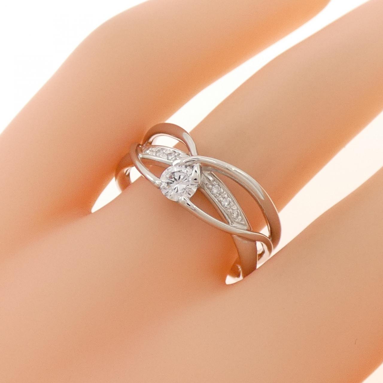 PT900 ダイヤモンド リング 0.218CT