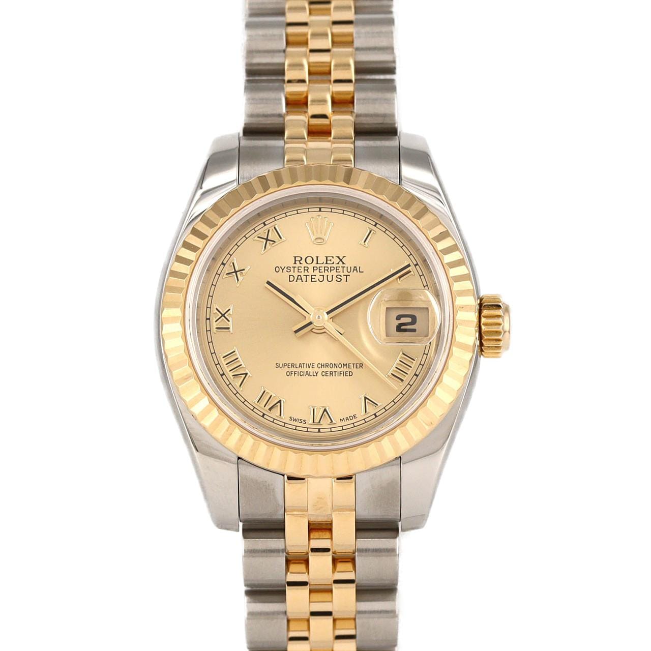 ロレックス デイトジャスト 179173 SSxYG 自動巻 D番