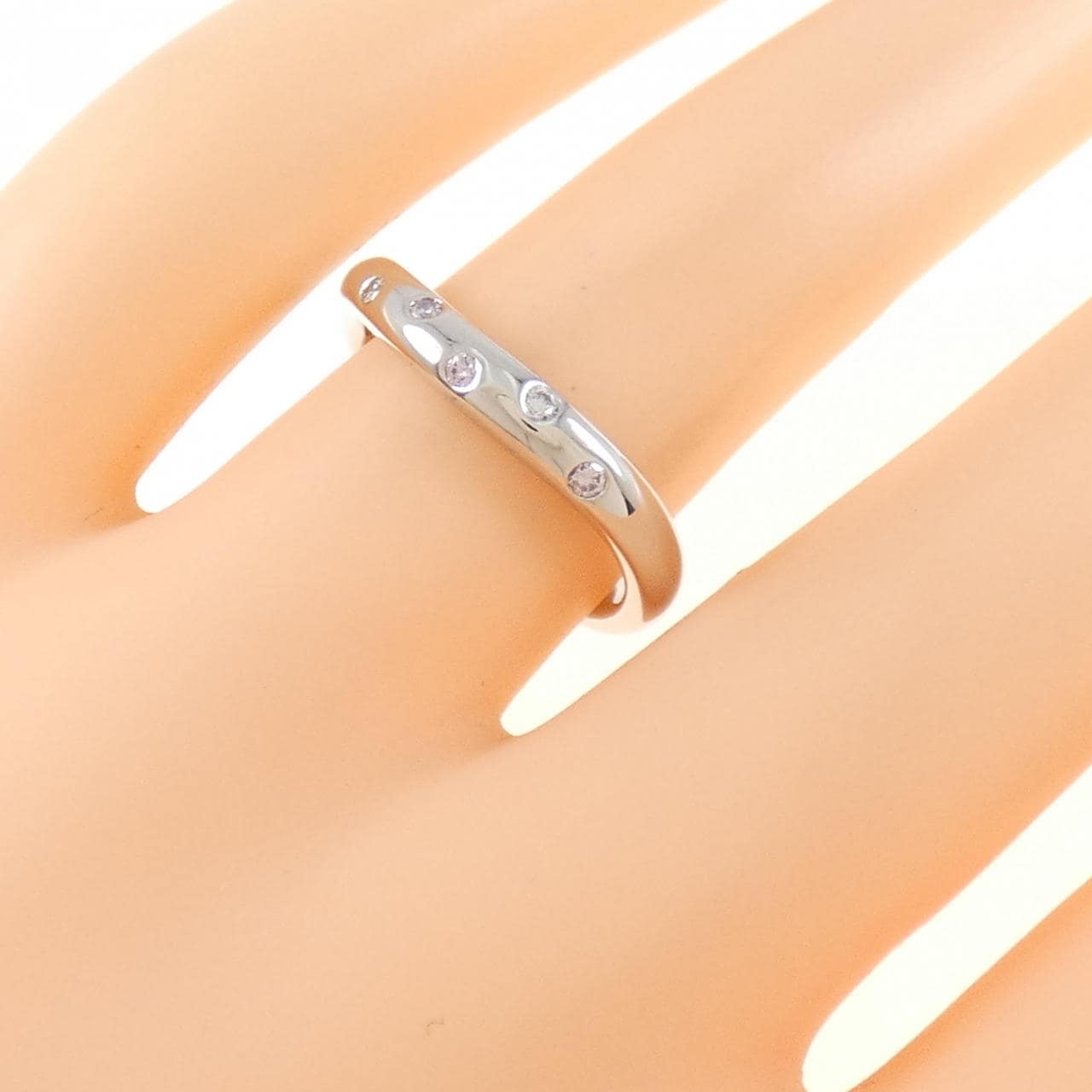PT粉紅鑽石戒指 0.04CT