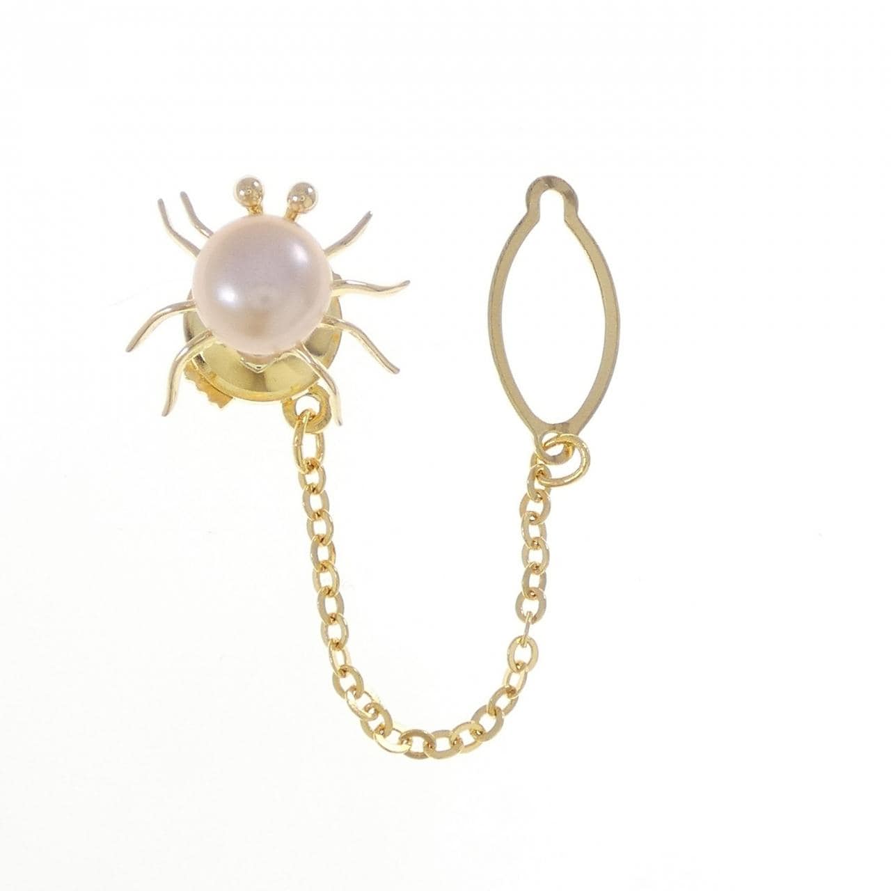 K18YG 淡水パール タイタック