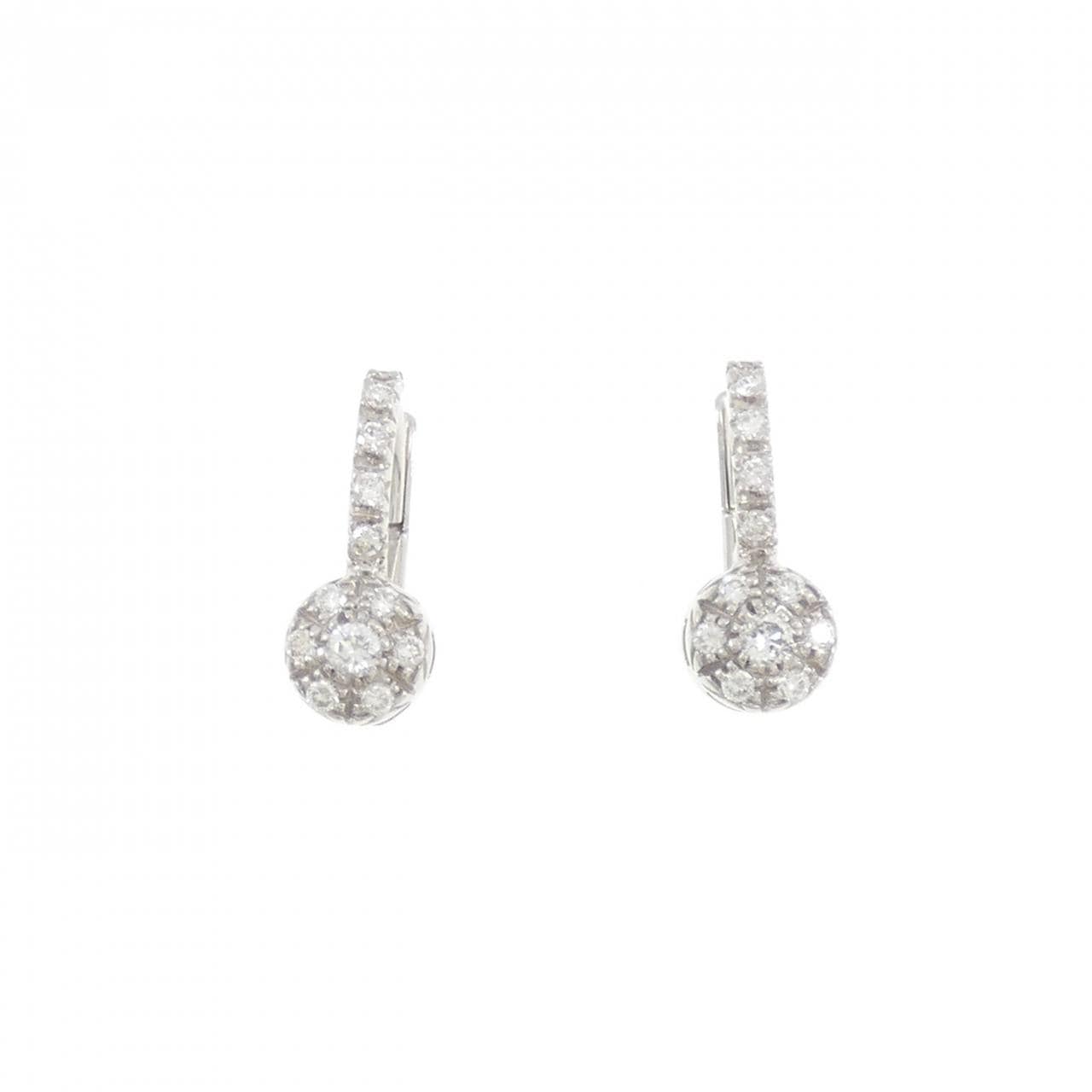 750WG ダイヤモンド ピアス