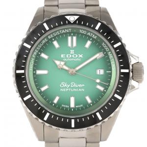 エドックス スカイダイバーネプチュニアン 80120-3NM-VDN SS 自動巻