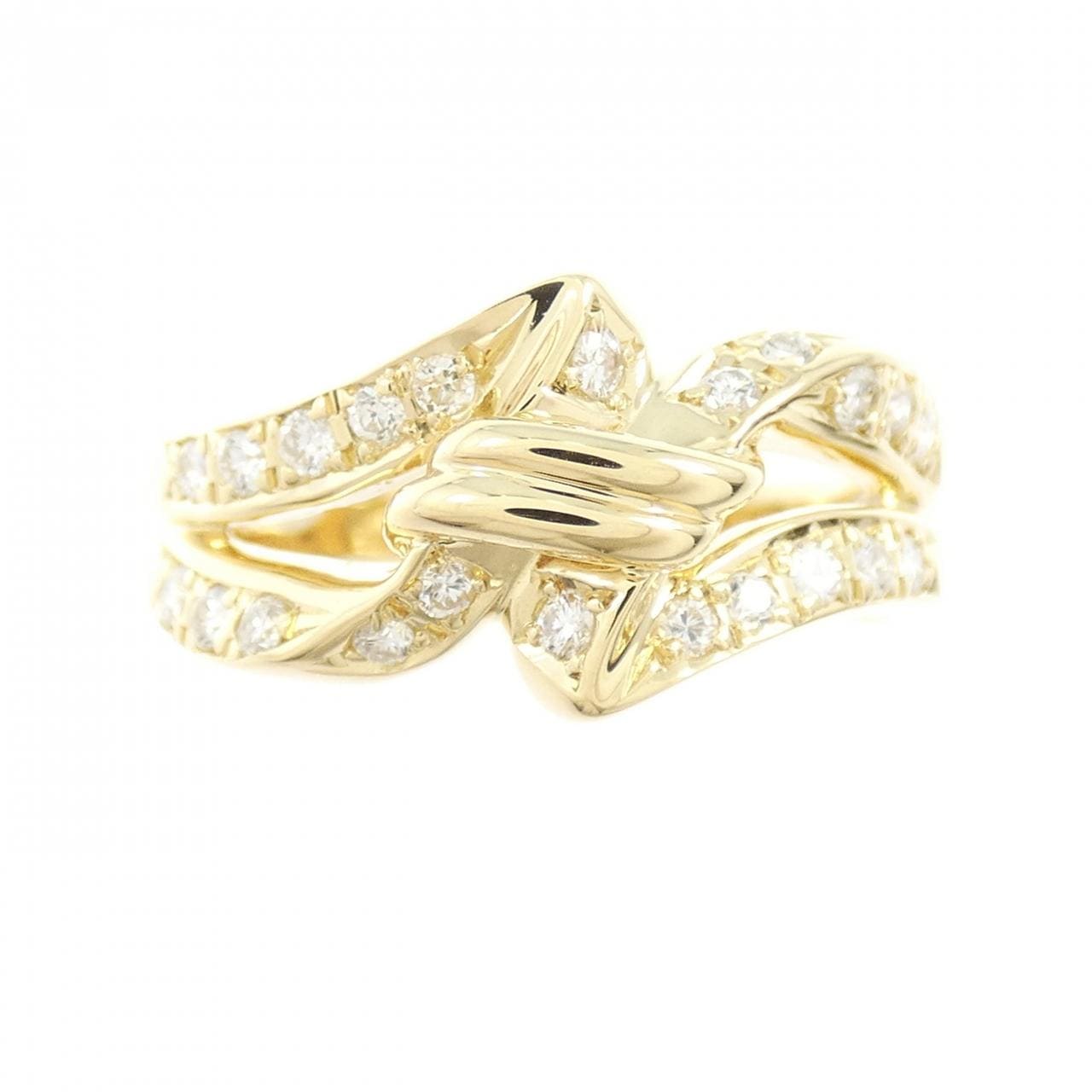 750YG ダイヤモンド リング 0.28CT