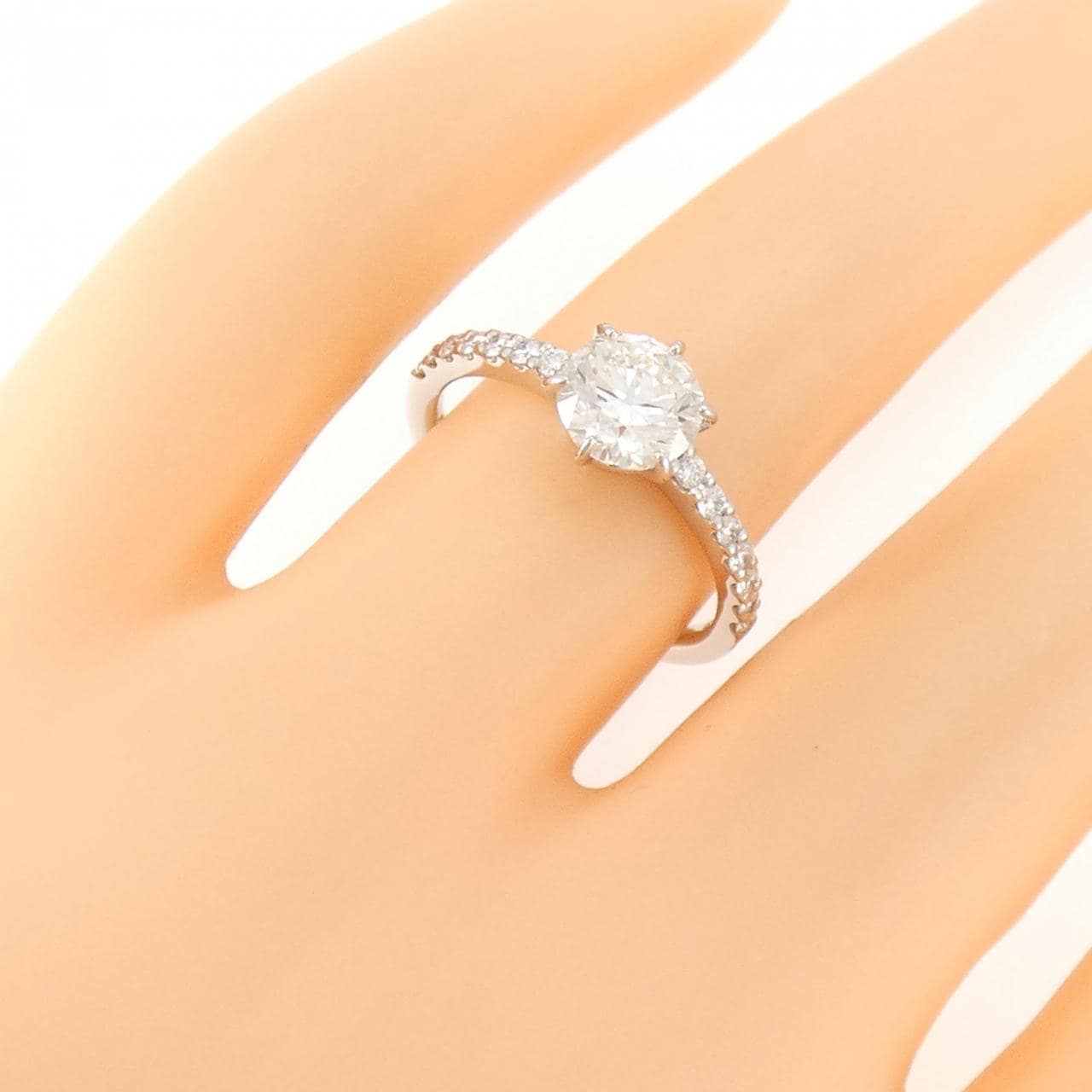 【リメイク】PT ダイヤモンド リング 1.01CT J VVS1 3EXT