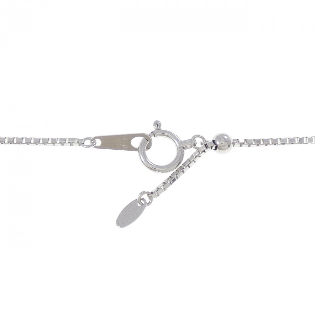 K18WG ダイヤモンド ネックレス 0.78CT