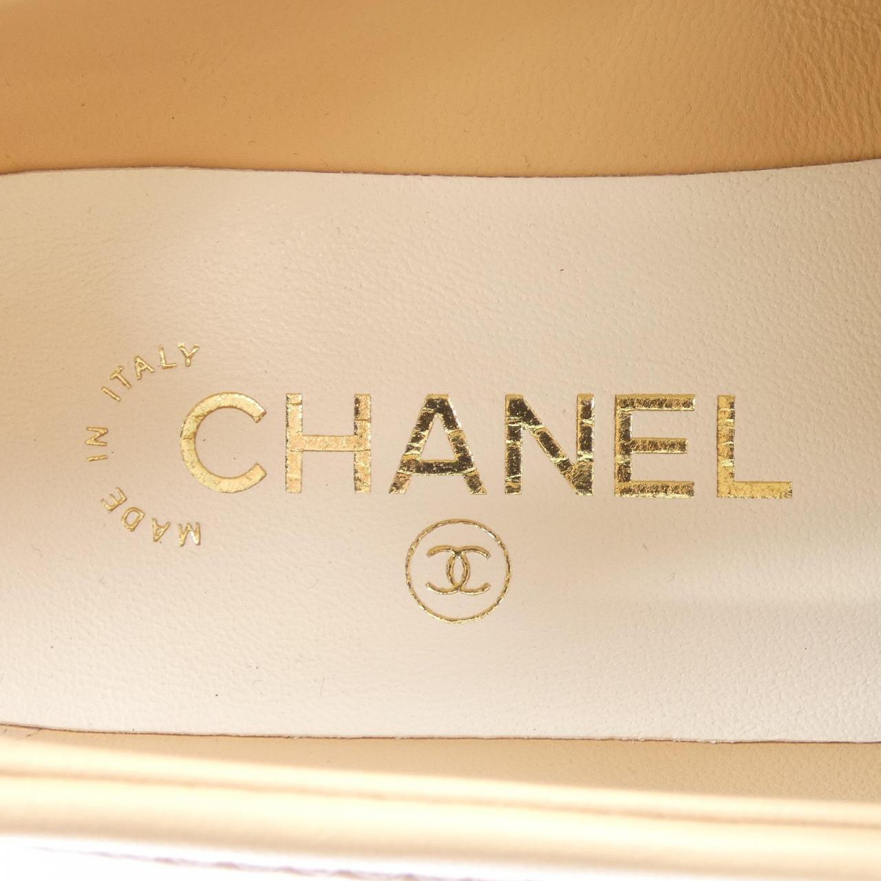 シャネル CHANEL ターンロック モカシン G45474B15482 シューズ
