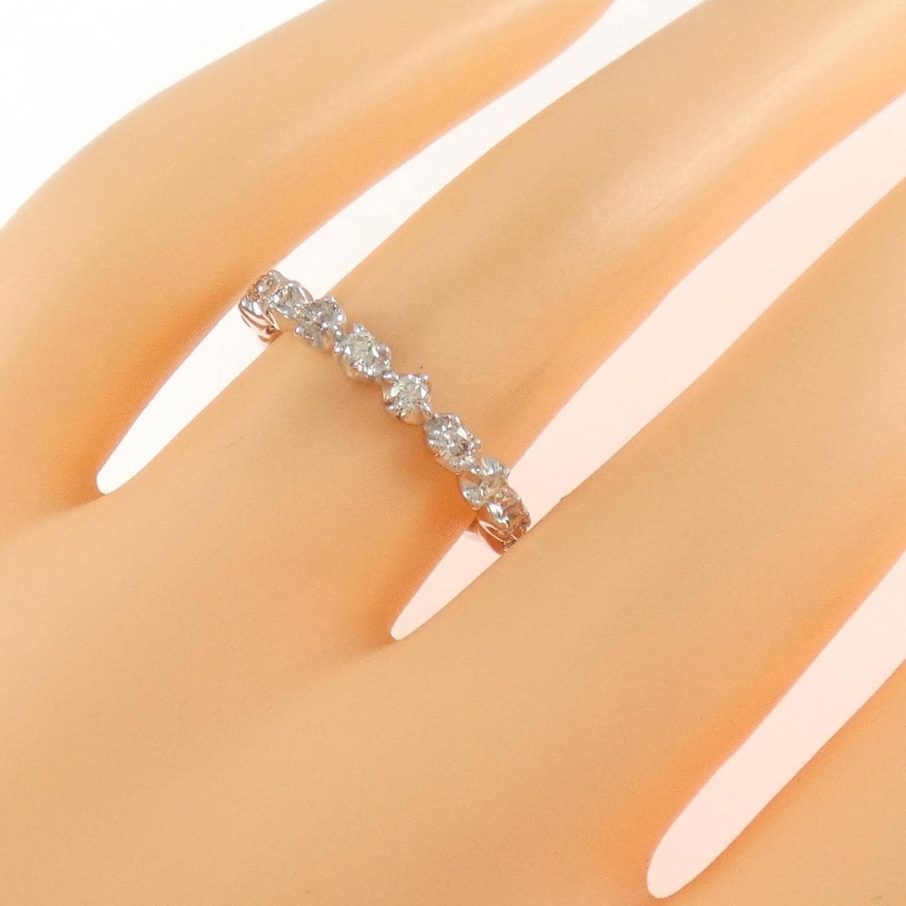 K18WG ダイヤモンド リング 0.30CT
