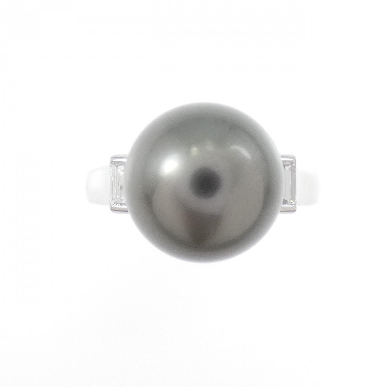 ミキモト 黒蝶パール リング 11.1mm