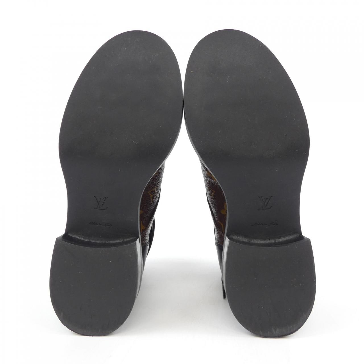 ルイヴィトン LOUIS VUITTON パテントモノグラム キャンバス ワンダーランドライン ブーツ