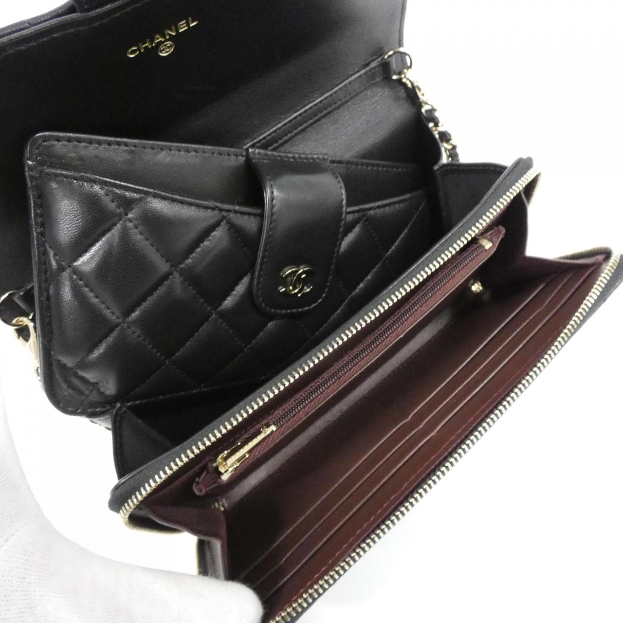 シャネル タイムレスクラシック ライン AP1744 チェーンウォレット