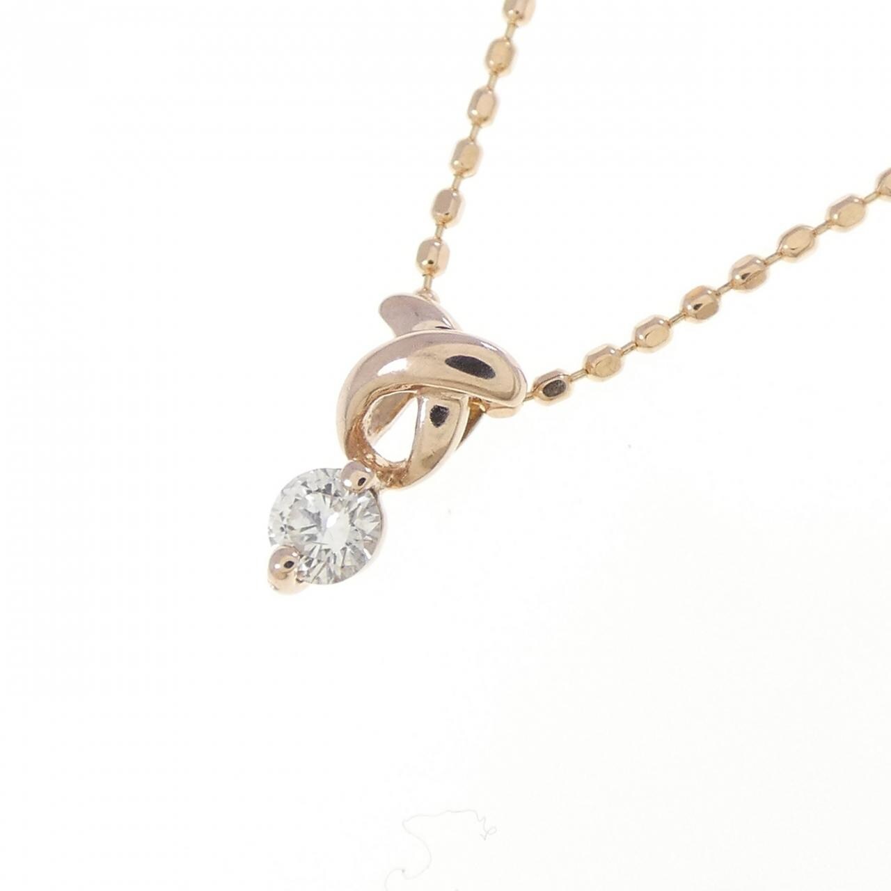 K10PG ダイヤモンド ネックレス 0.07CT