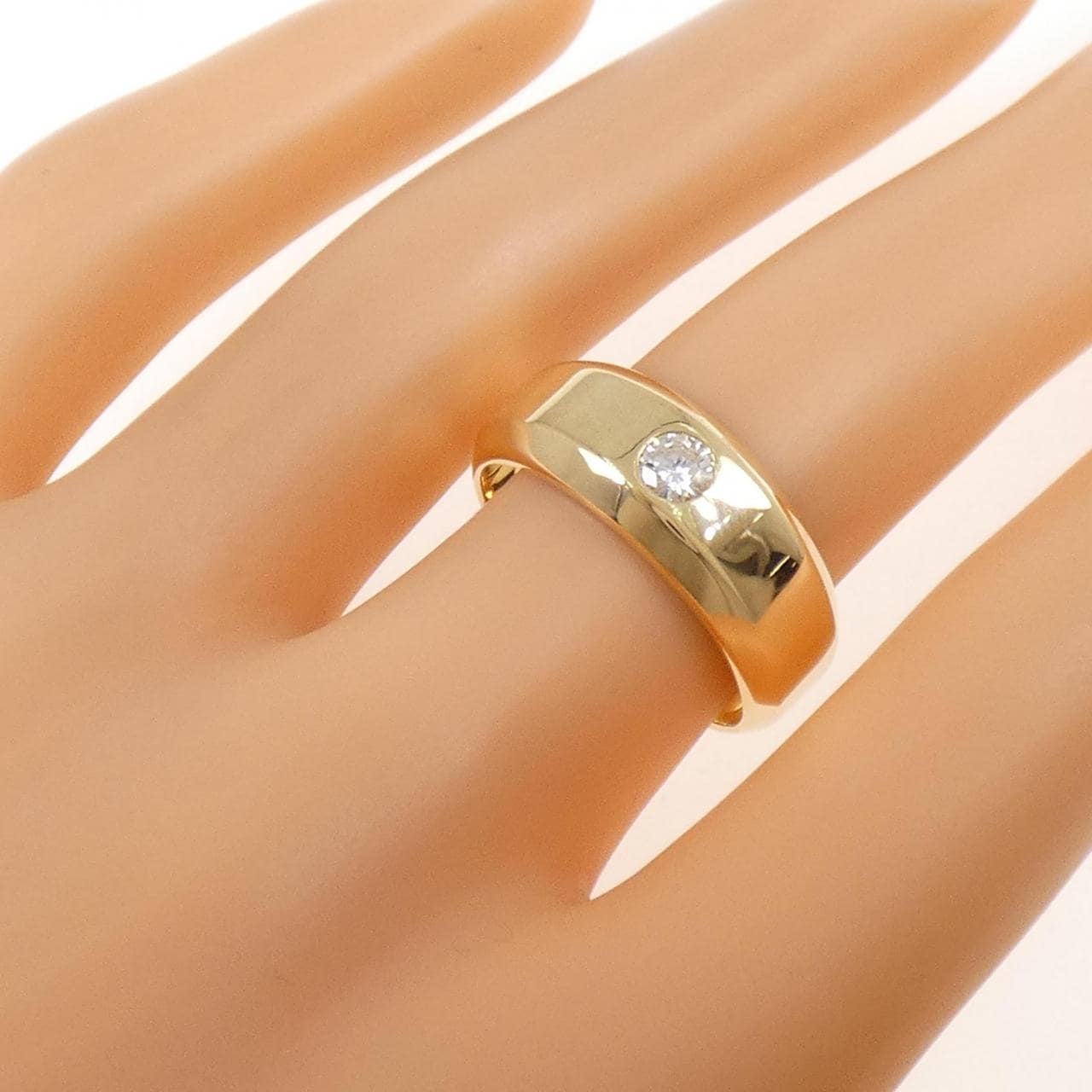 K18YG ダイヤモンド リング 0.208CT
