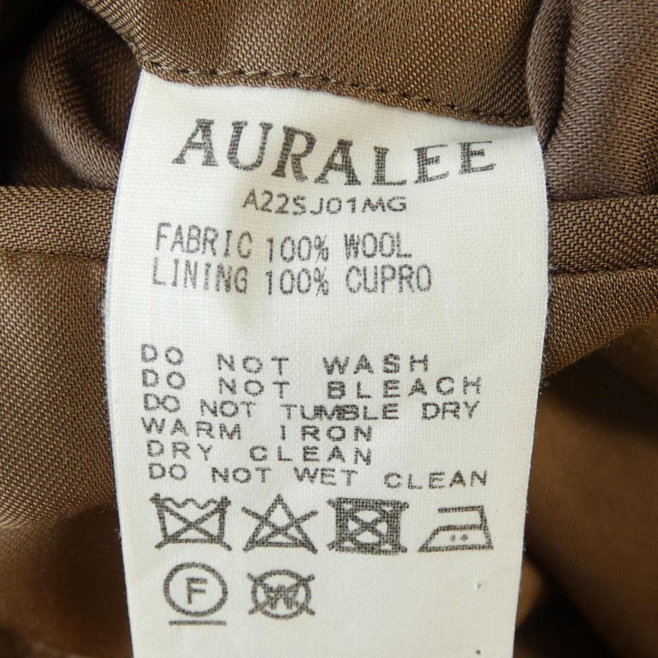 オーラリー AURALEE A22SJ01MG ジャケット