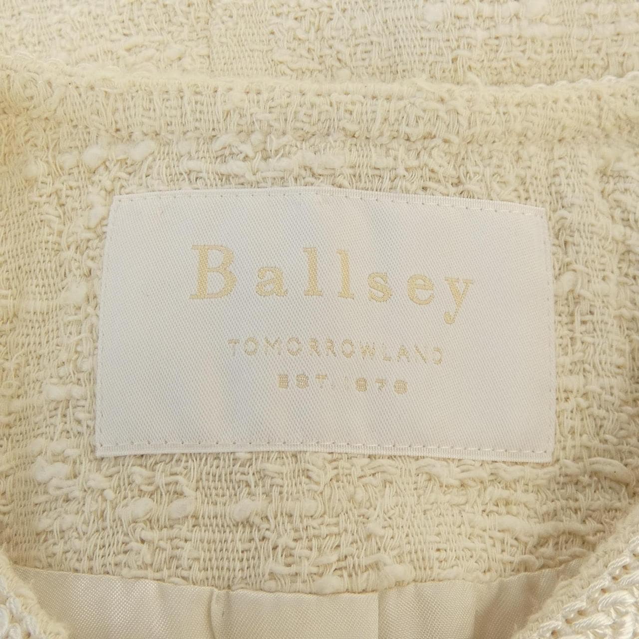 ボールジー BALLSEY ノーカラージャケット