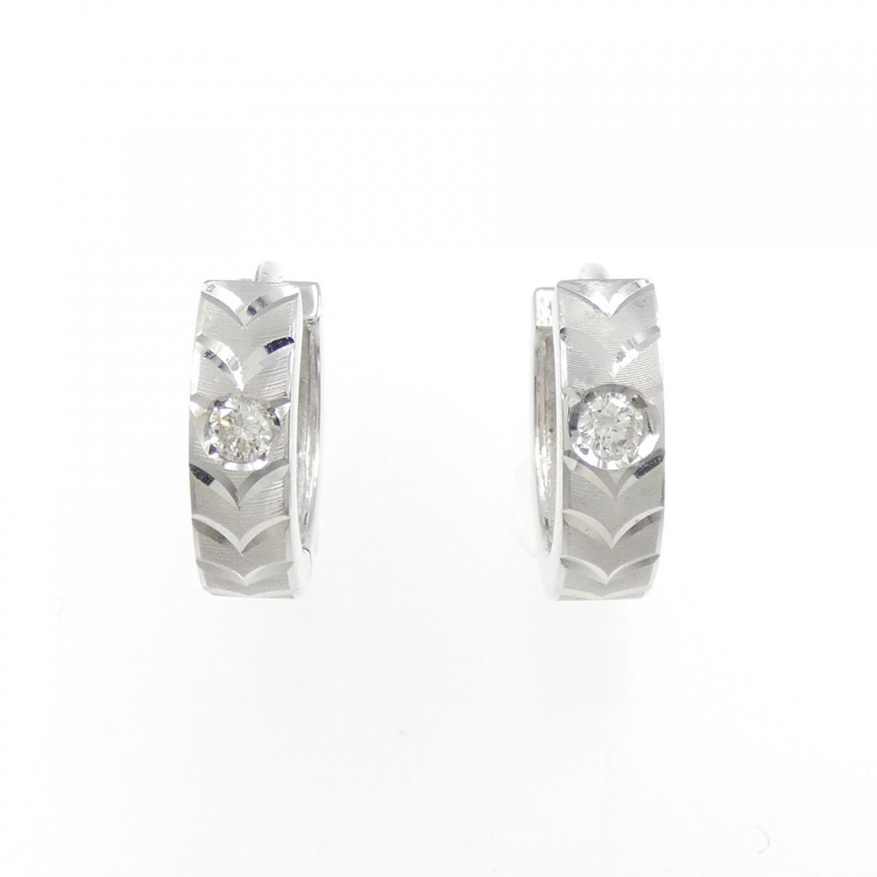 コメ兵｜K18WG ダイヤモンド ピアス 0.08CT｜ジュエリー｜ピアス