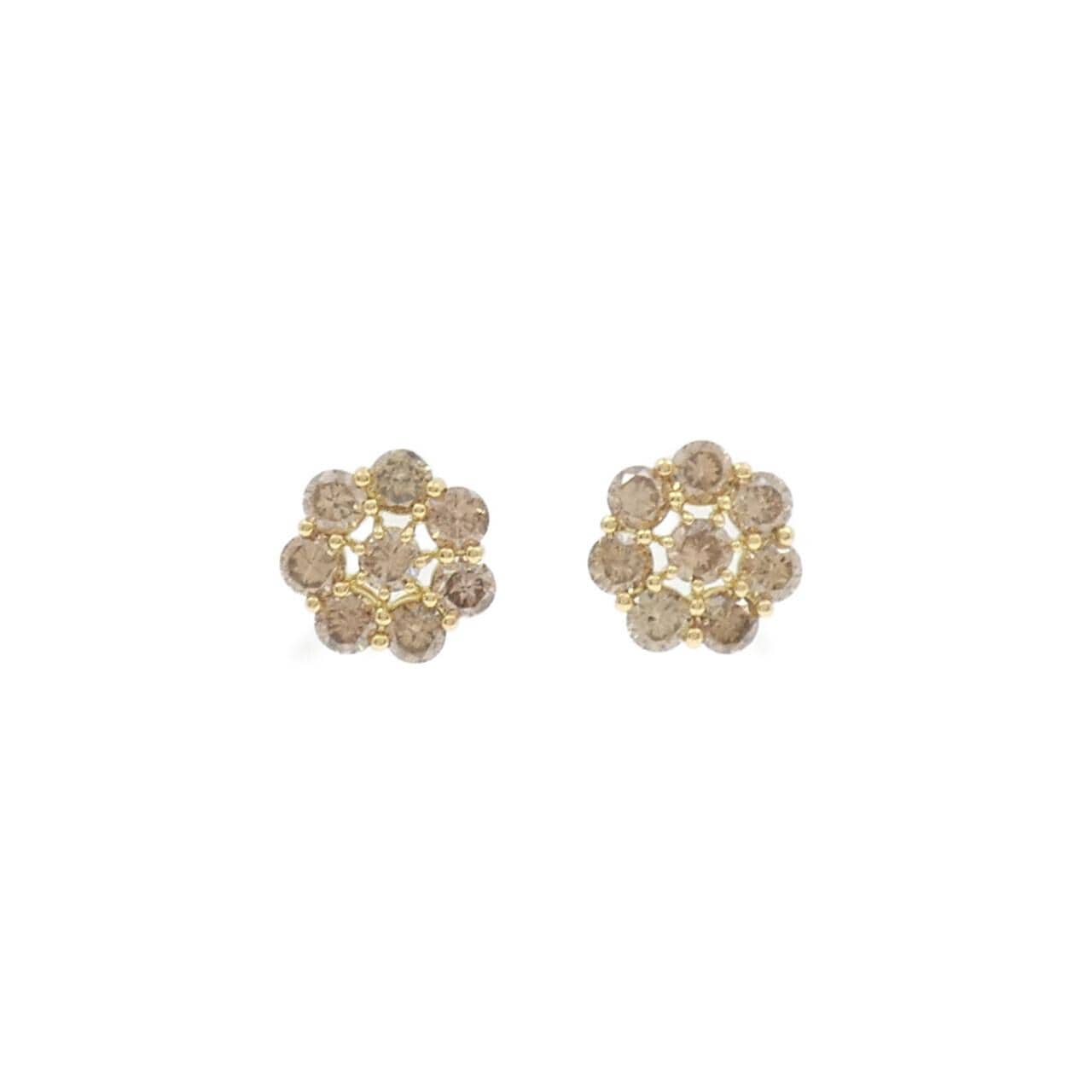 K18YG钻石耳环2.00CT