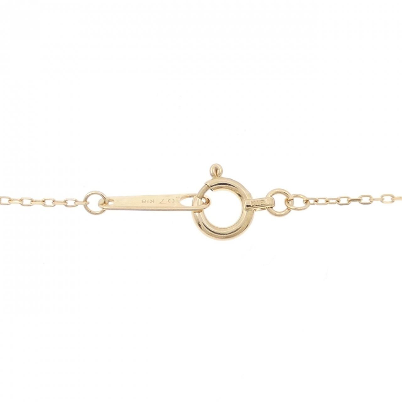 K18YG ダイヤモンド ネックレス 0.07CT