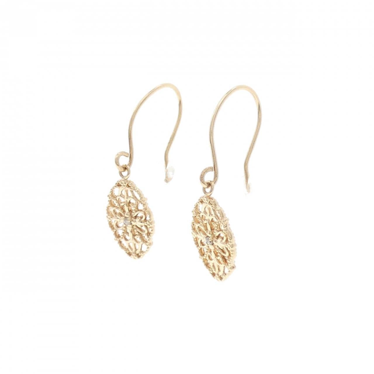 KUMIKYOKU Diamond Earrings 0.010CT