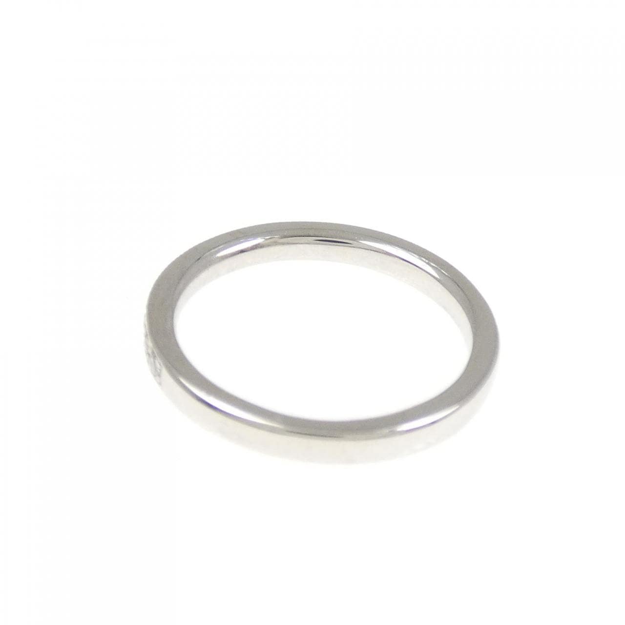 PT950 Diamond Pinky Ring 0.17CT