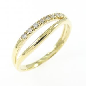 K18YG ダイヤモンド リング 0.10CT