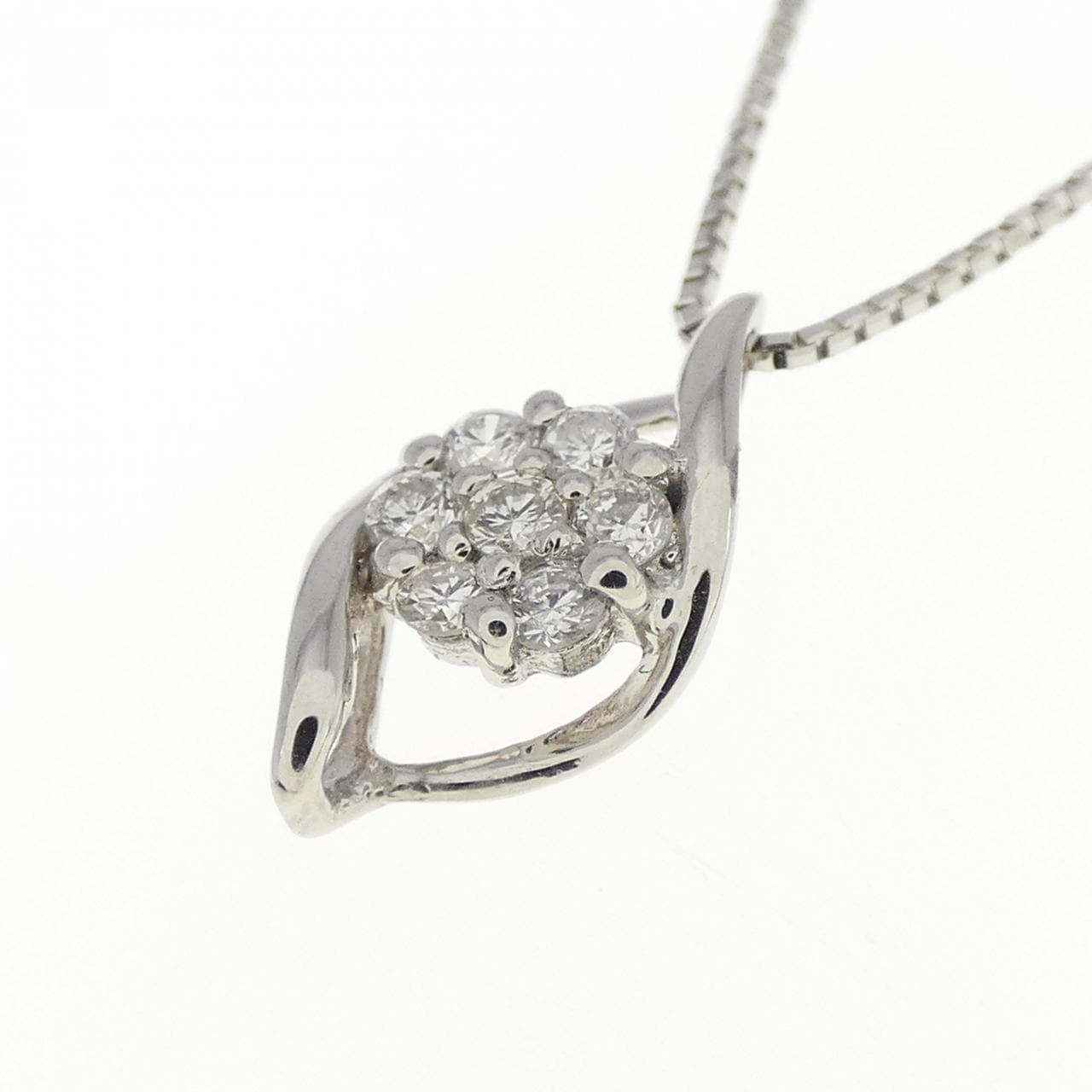 PT ダイヤモンド ネックレス 0.10CT