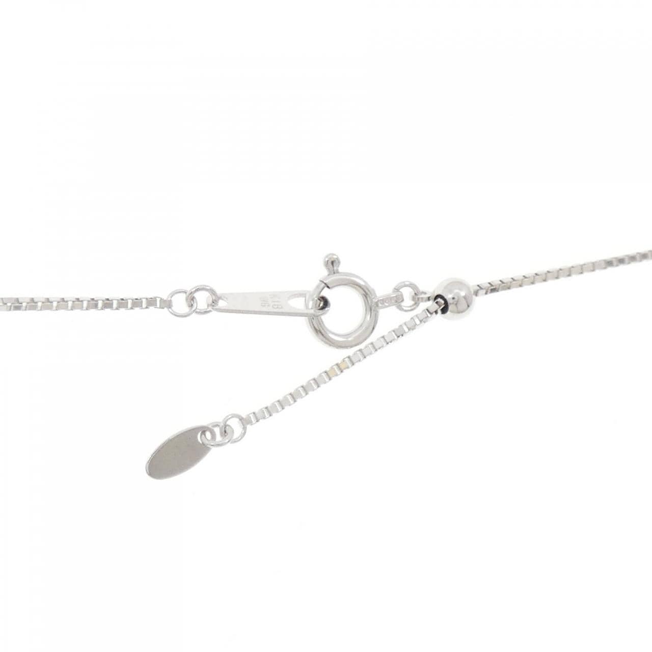 K18WG ダイヤモンド ネックレス 0.20CT