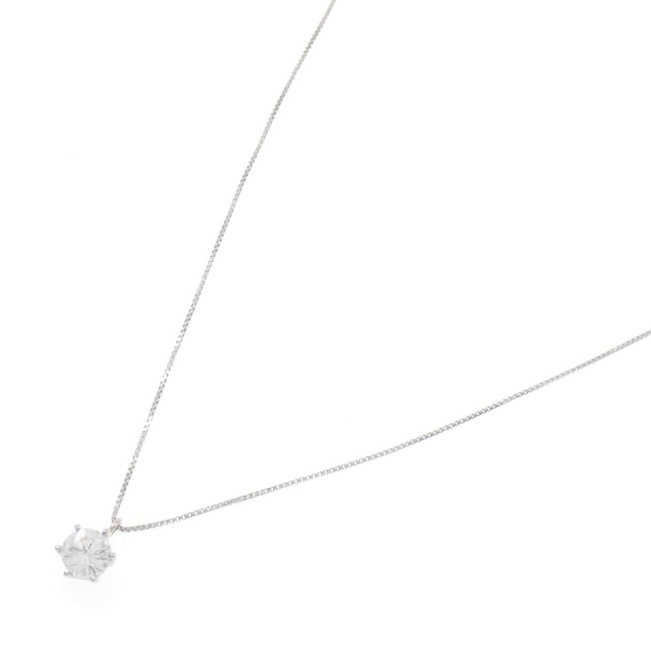 PT850 ソリティア ダイヤモンド ネックレス 0.503CT