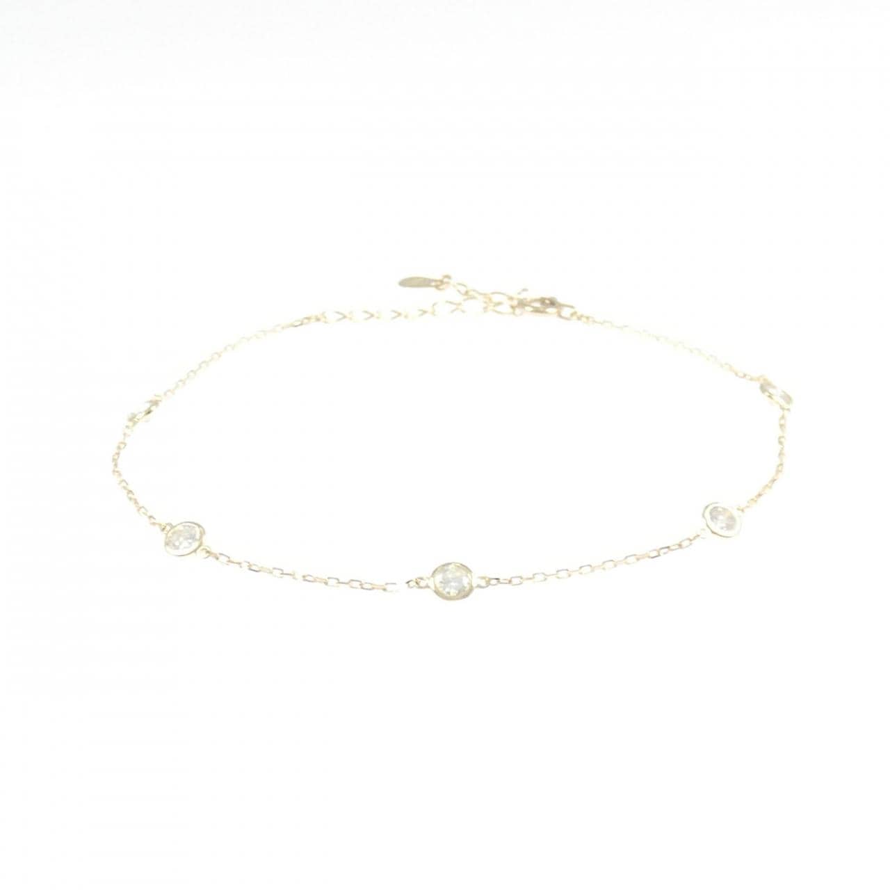 【リメイク】K10YG ダイヤモンド ブレスレット 0.45CT