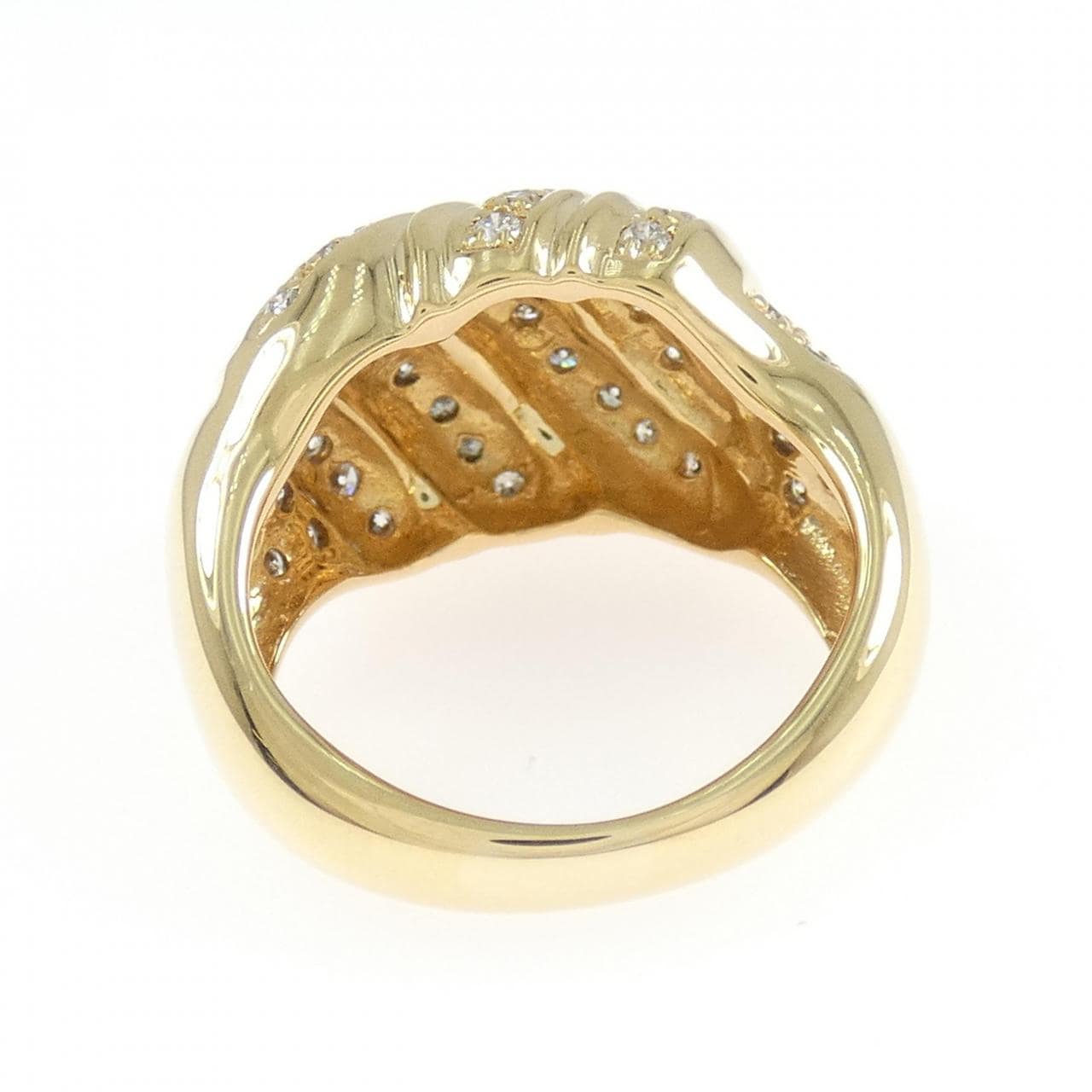 K18YG ダイヤモンド リング 0.70CT