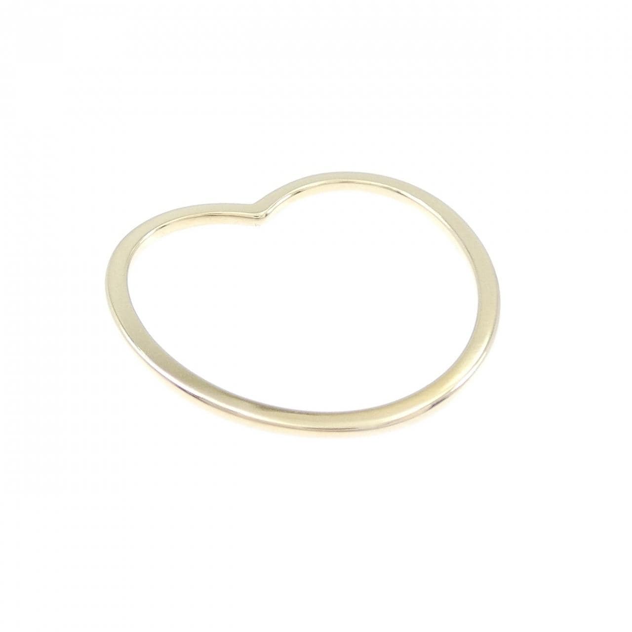 K10YG ハート リング