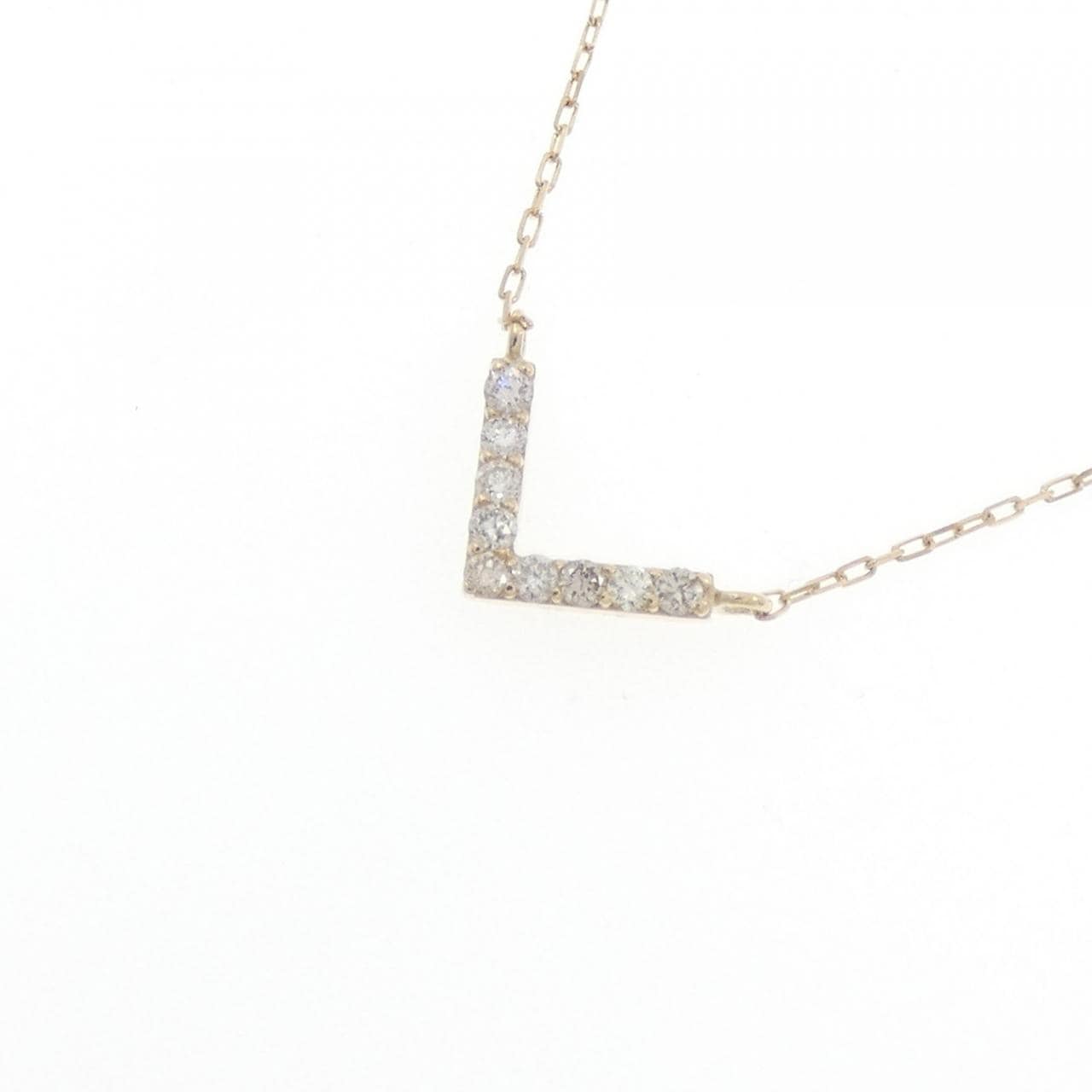 K10YG ダイヤモンド ネックレス 0.06CT