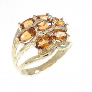 10KYG ガーネット リング