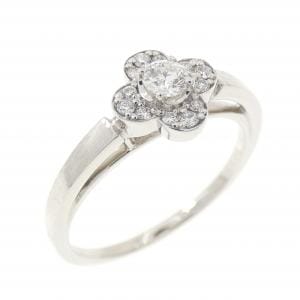 ヴァンドーム フラワー ダイヤモンド リング 0.098CT