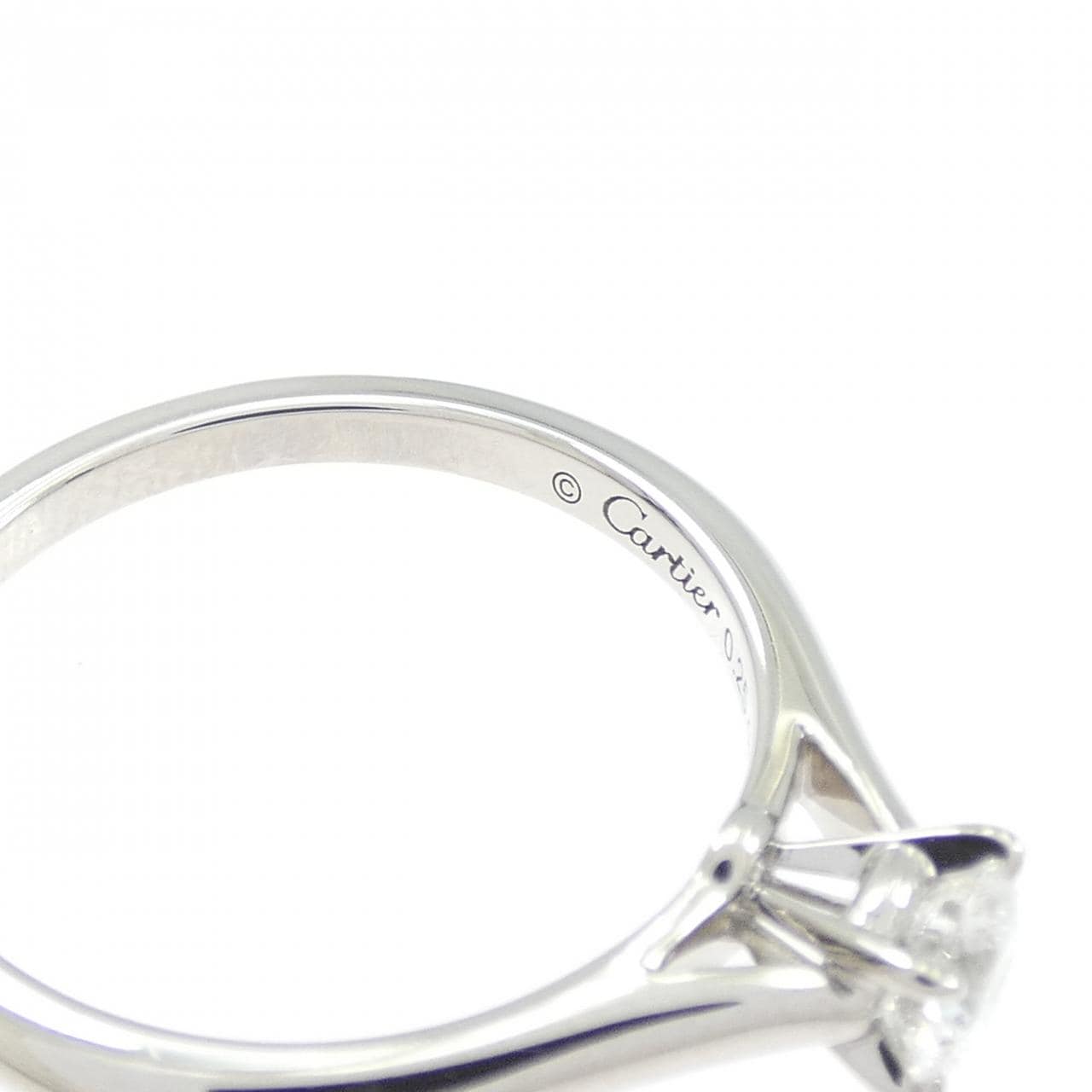 カルティエ 1895 ソリテール リング 0.25CT E VVS1 3EXT