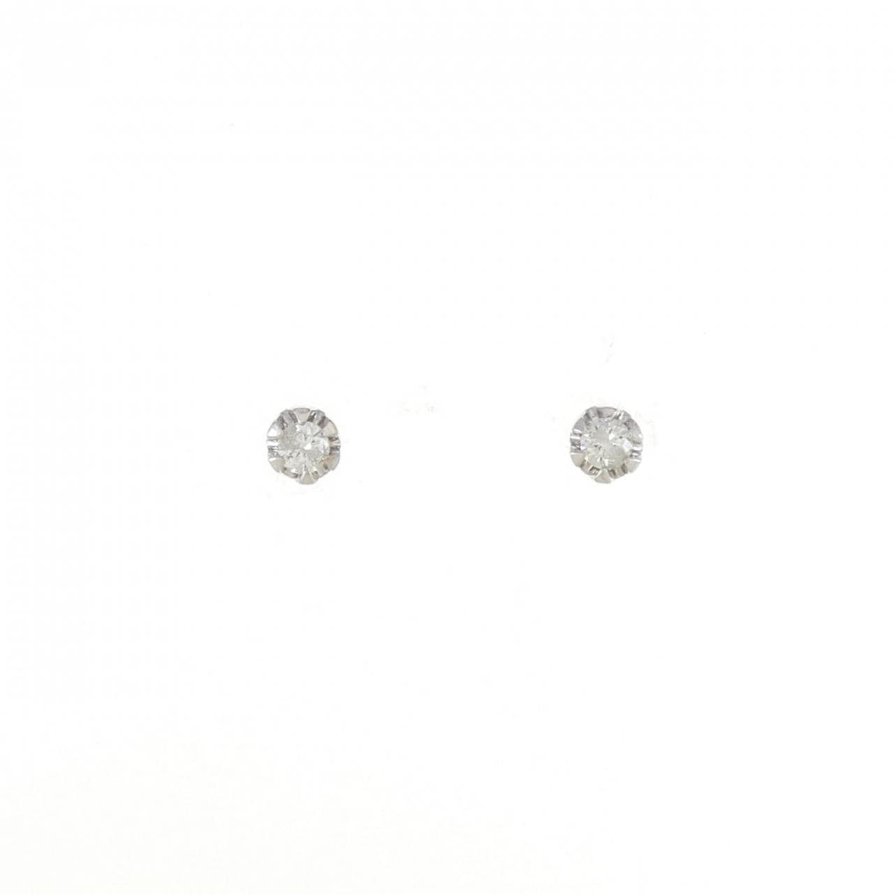 PT ダイヤモンド ピアス 0.10CT