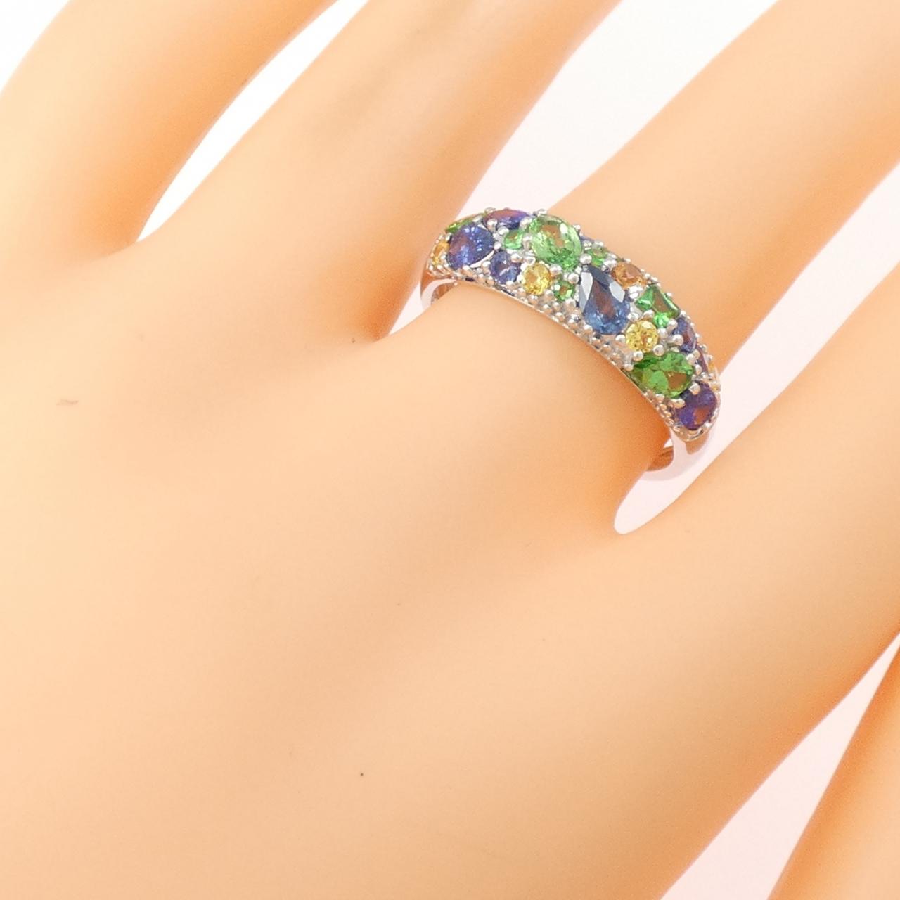 K18WG蓝宝石戒指1.30CT