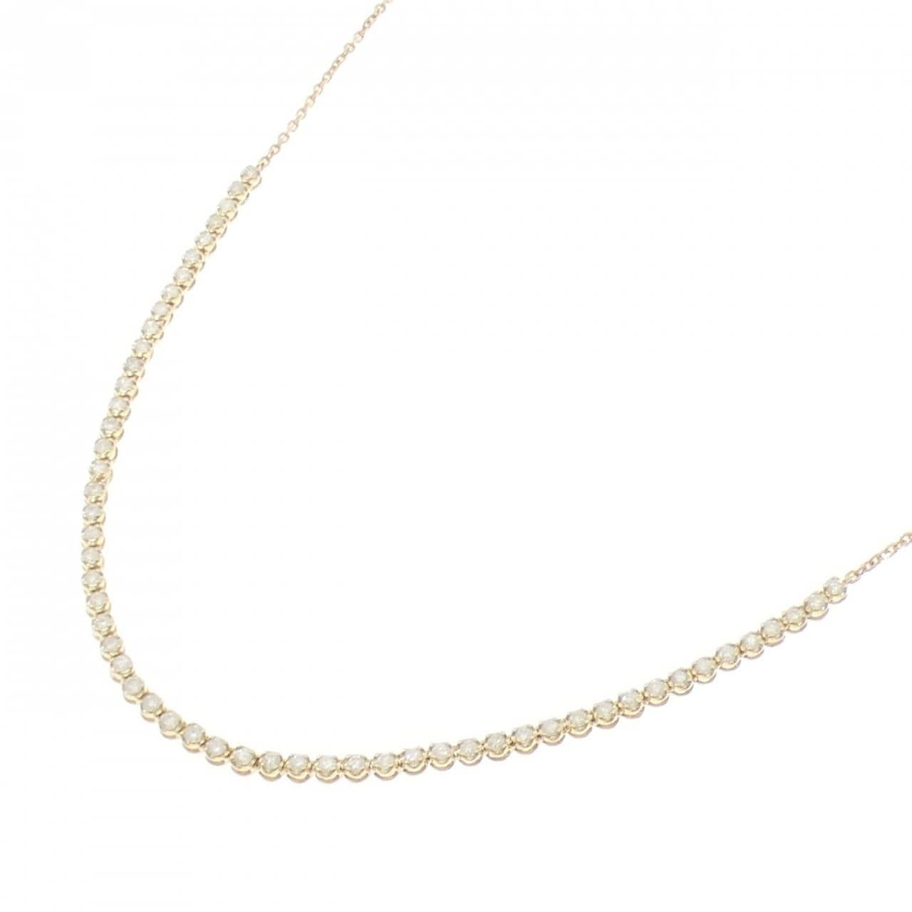 K18YG ダイヤモンド ネックレス 1.20CT